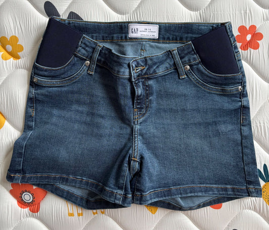 Gap Maternity Denim Shorts, Maternity S (4-6)