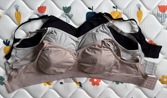 Hofish Maternity Nursing Bras Set of 3, Maternity XL (16-18)