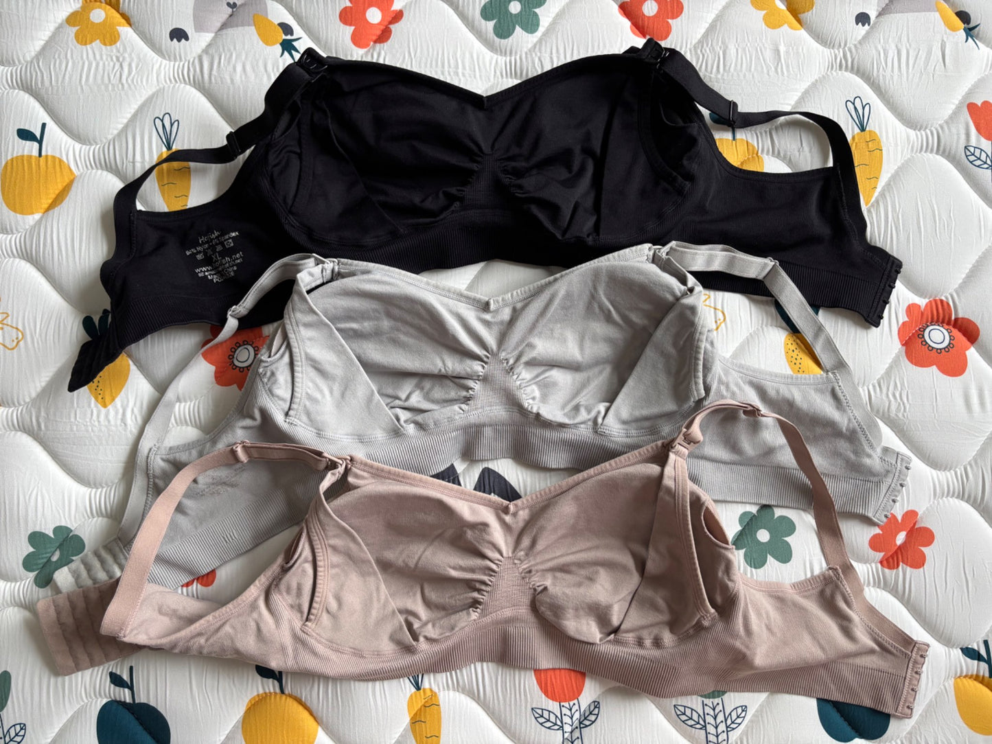 Hofish Maternity Nursing Bras Set of 3, Maternity XL (16-18)