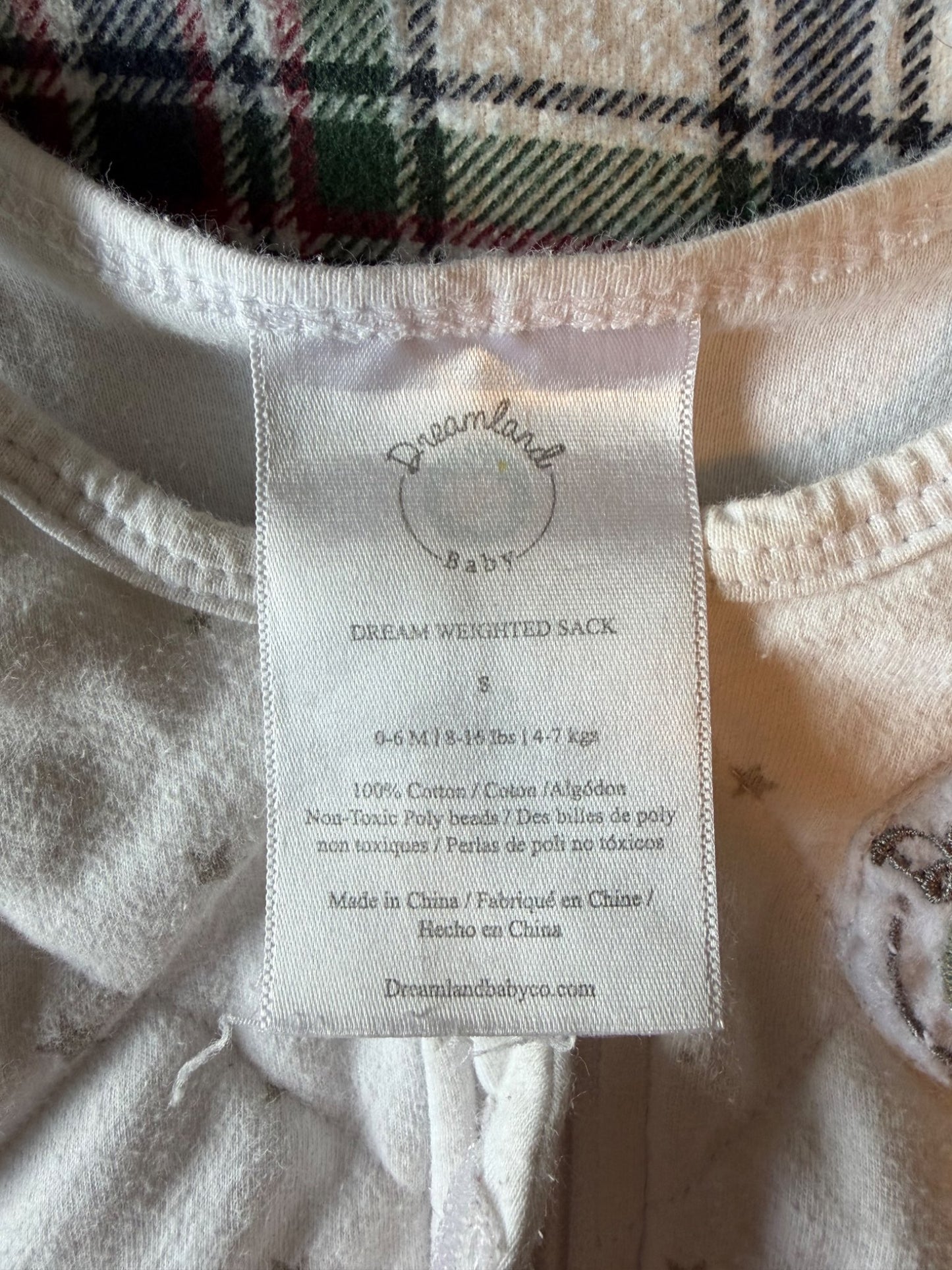 Dreamland Weighted Sleep Sack Small, 0-6 Months (Small)