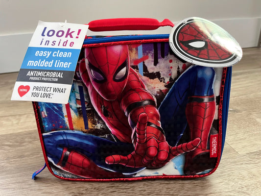 Thermos Lunch Bag with Hard Liner, Spiderman