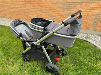 BabyBee Duo2 Bassinet and Seat Set Stroller MSRP $800
