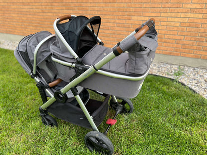 BabyBee Duo2 Bassinet and Seat Set Stroller MSRP $800