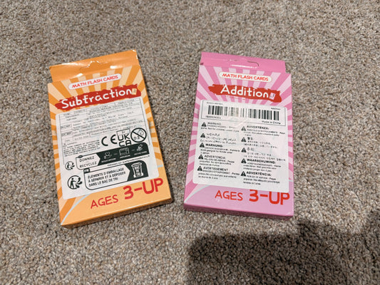 Math flash cards