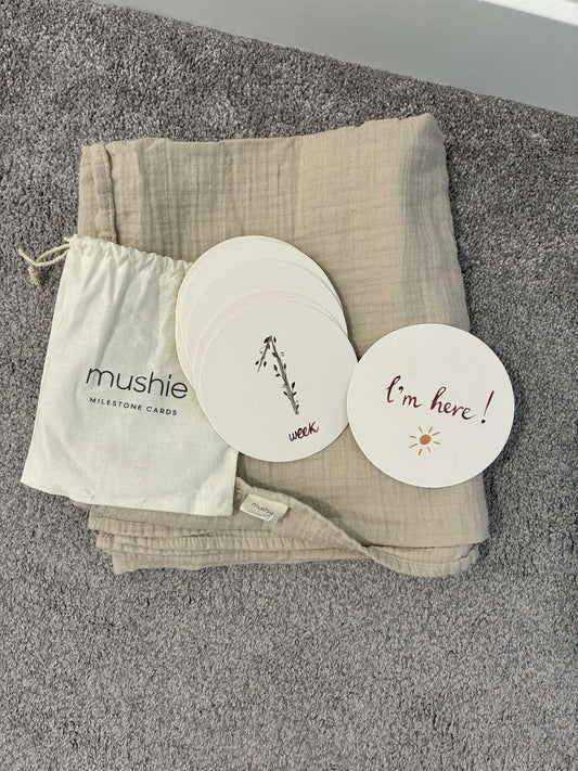 Milestone Cards and Swaddle