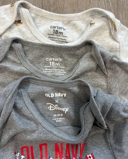 T-shirt Onesies, Kids 18 Month (12-18M)