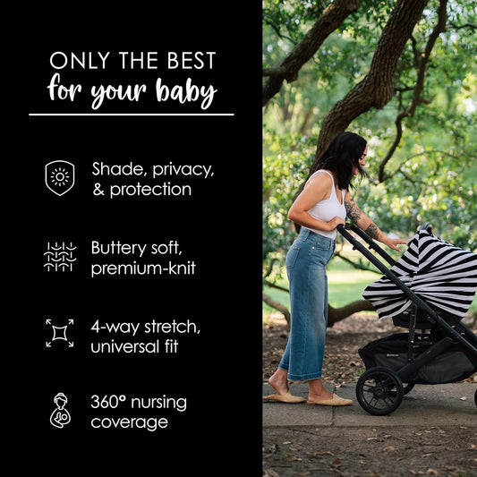 Milk Snob 5-in-1 Cover - Nursing Cover, Car Seat Cover, Carseat Canopy & Stroller, Retails $49.24