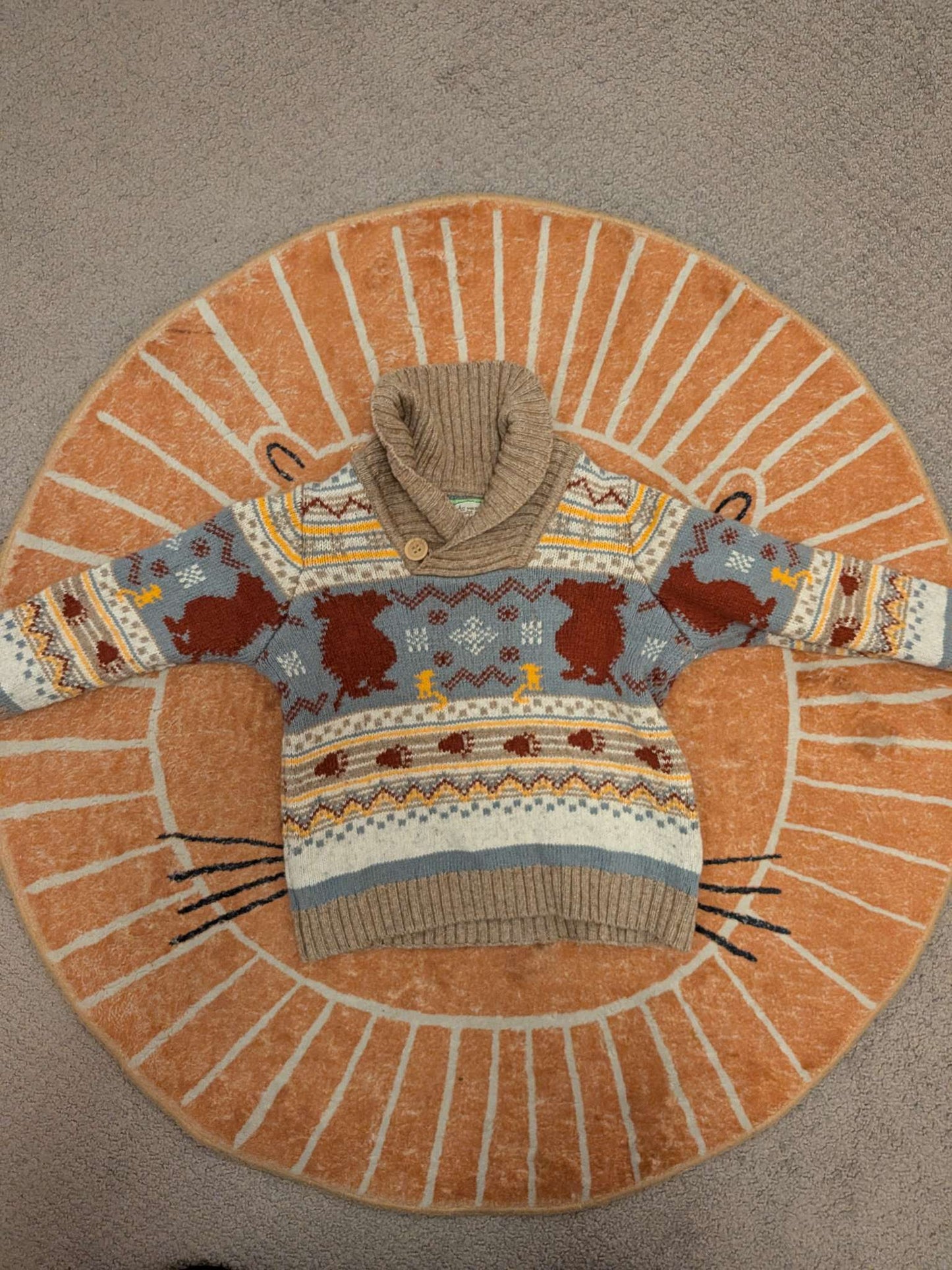 Gruffalo Knit Sweater , Kids 3T