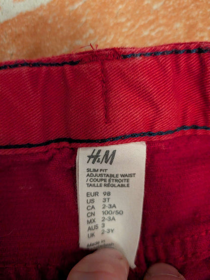 Red Corduroy Pants, Kids 2T