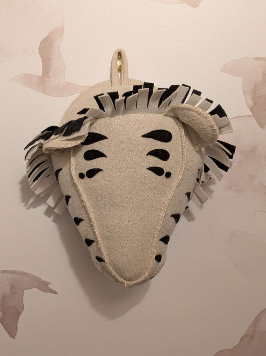 Felt Zebra
