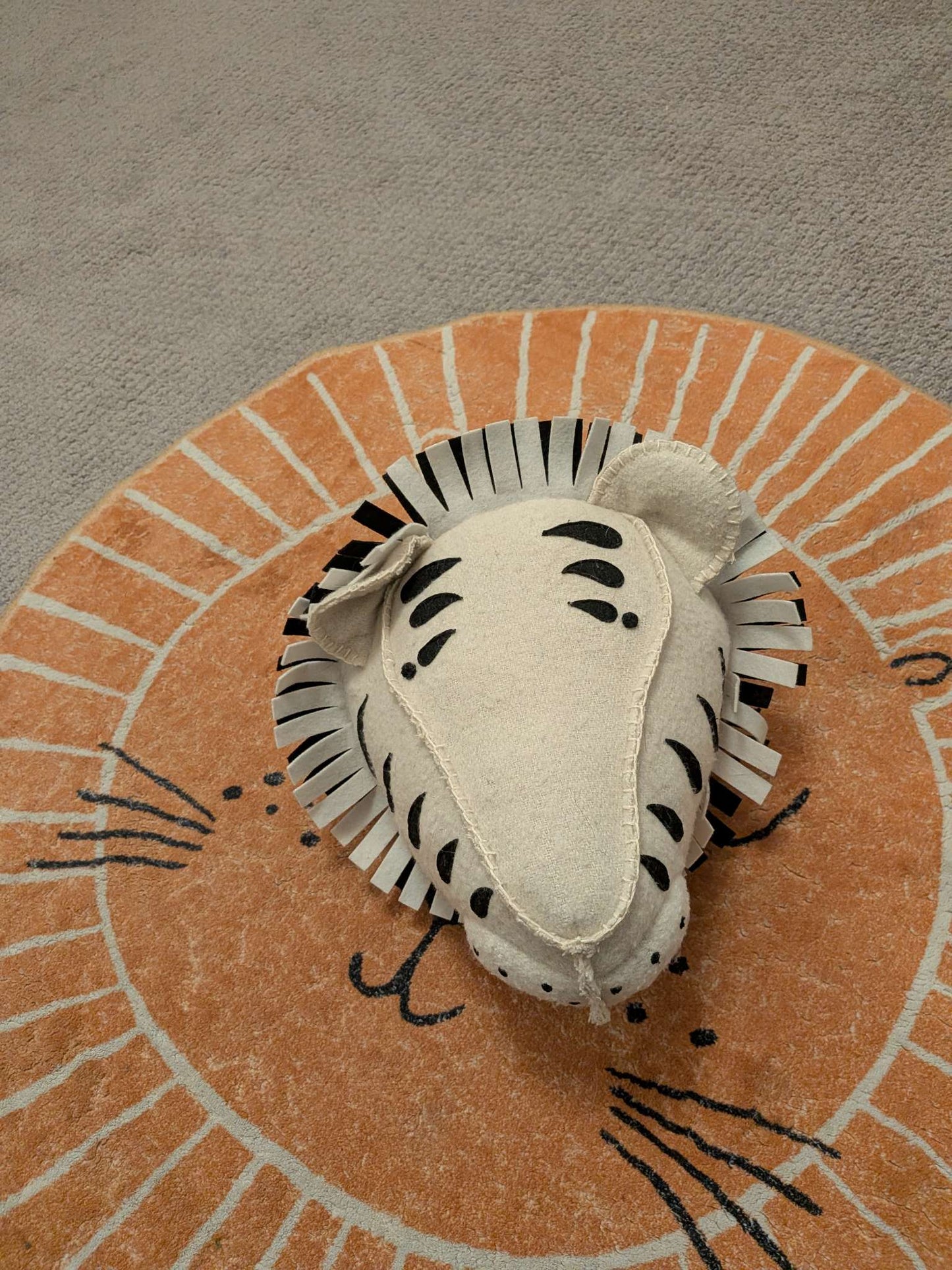 Felt Zebra