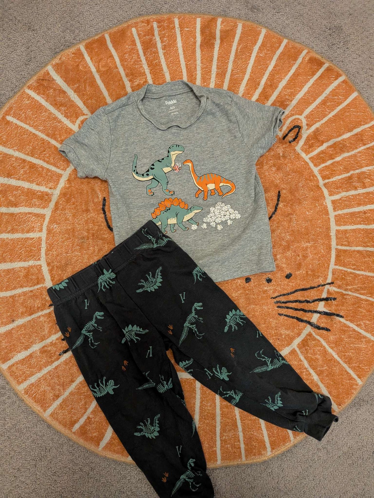 Dino Pajamas , Kids 2T