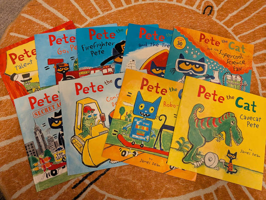9 Pete the Cat Books