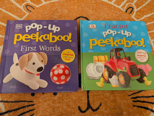 2 Pop-Up Peekaboo Books