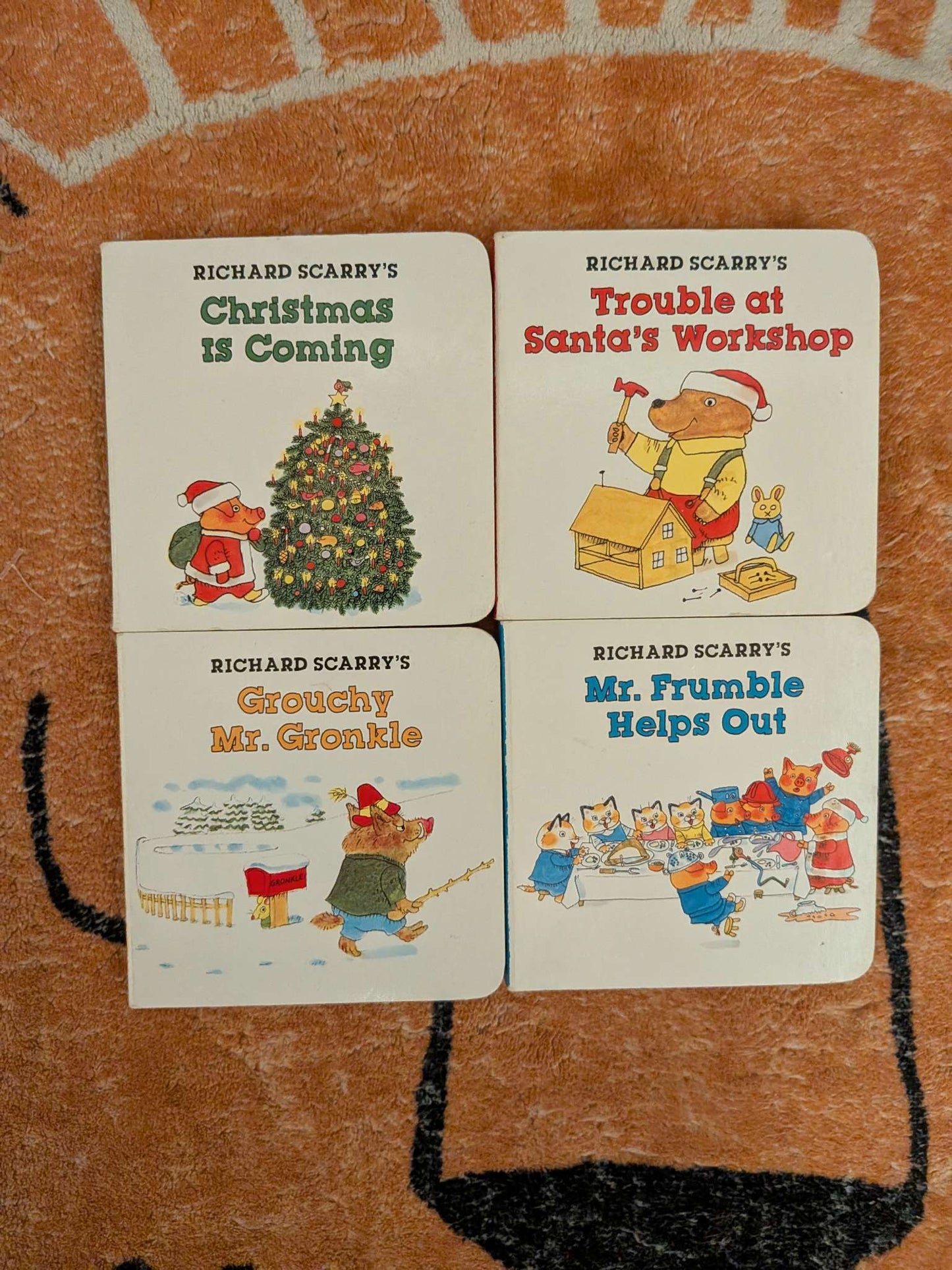Richard Scarry Christmas Mini Books