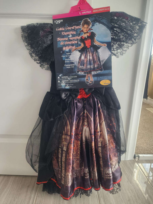 Halloween costume 4t to 6T Femme Vampire, Kids 4/4T