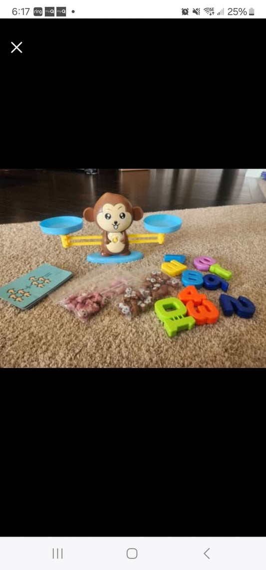 Monkey Number Balance Math Games