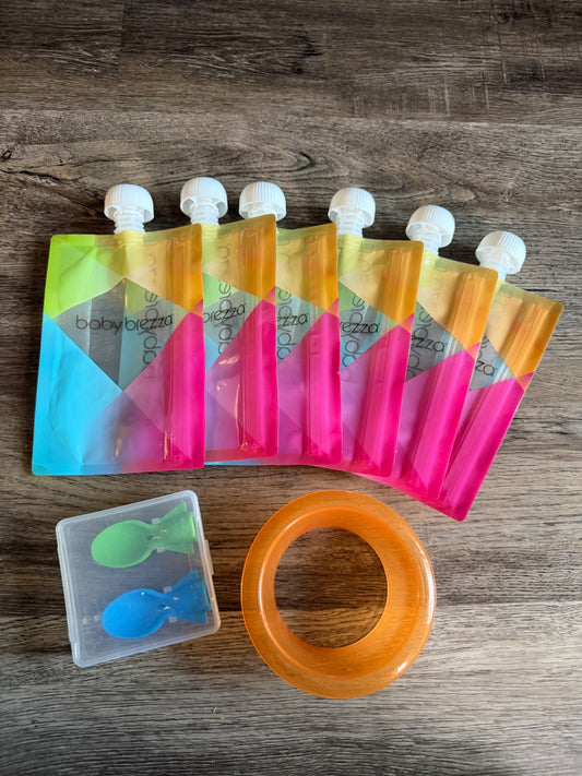 6 Reusable Baby Food Pouches