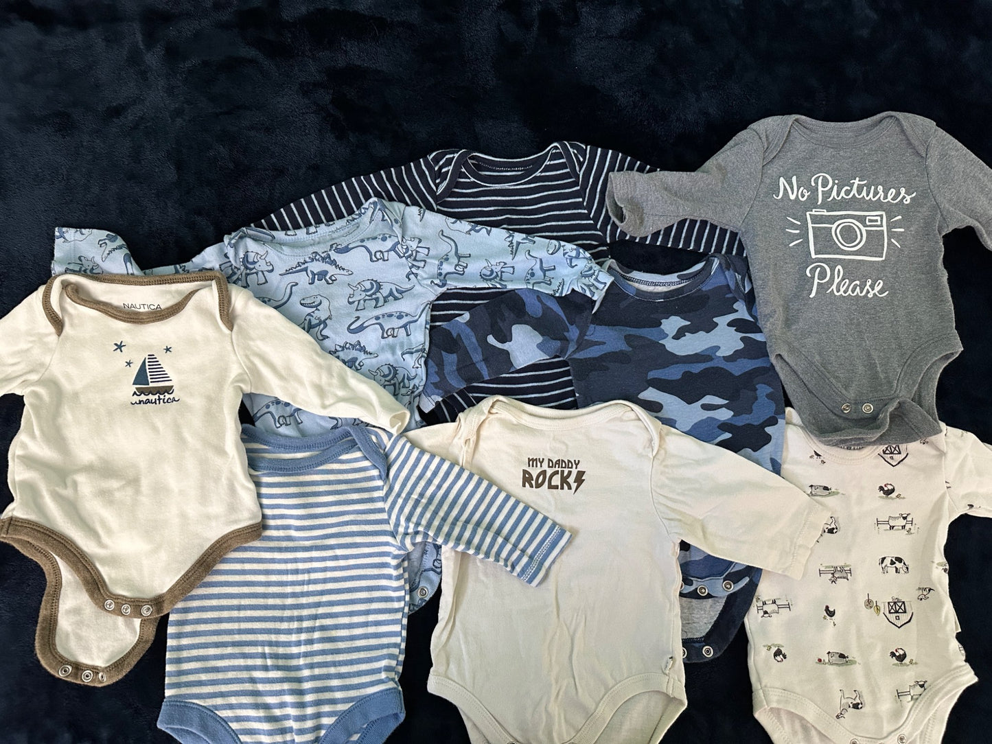 Long sleeve bodysuits bundle , Kids 3 Month (0-3M)