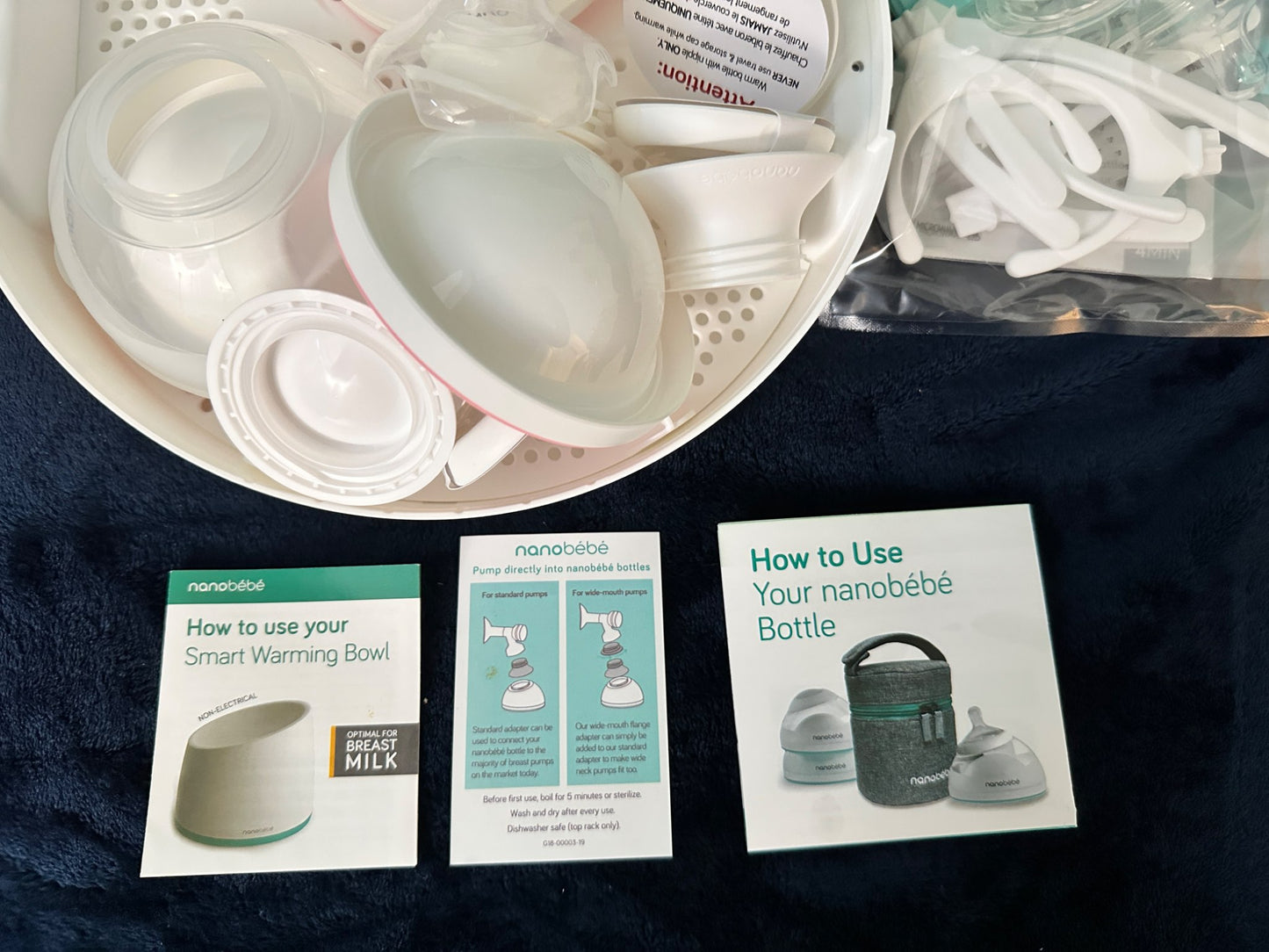 Nanobebe Newborn Baby Bottle Gift Set & Accessories (Retail price $100)