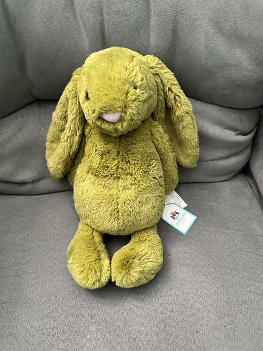 Bashful Moss Bunny (Retail price $45)