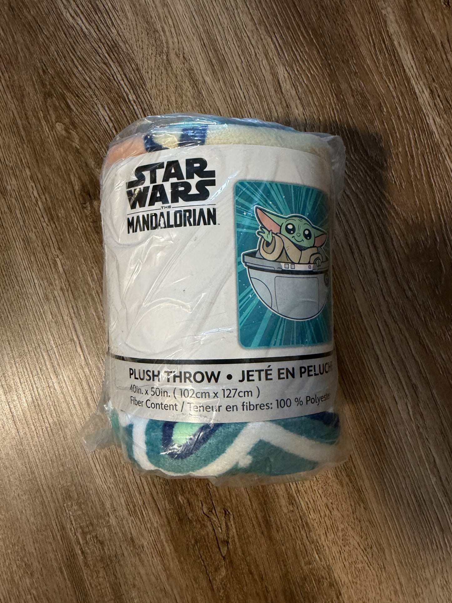 NWT Baby Yoda Plush Throw Blanket