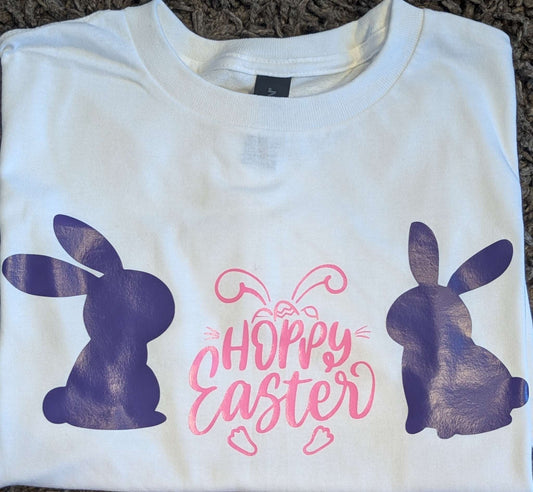 Easter Bunny T-shirt , Kids 7 & 8 (small)