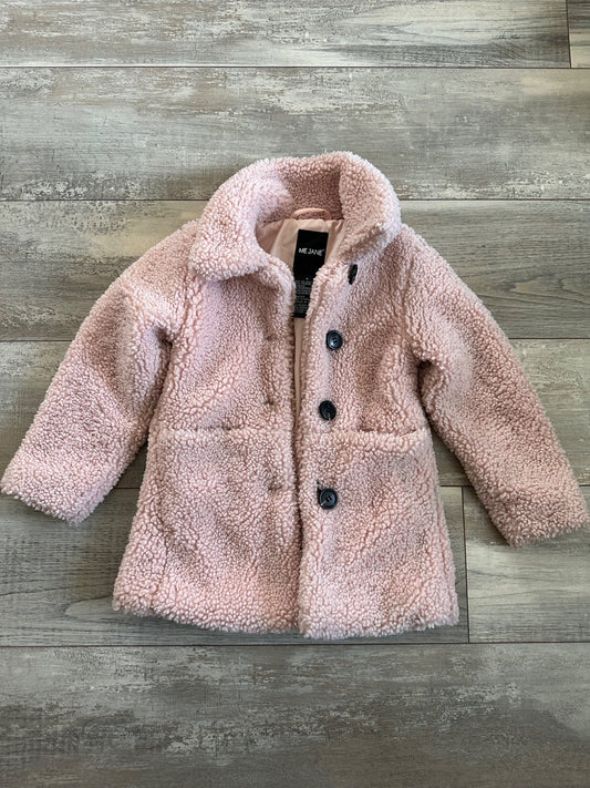 Pink teddy bear coat , Kids 4/4T