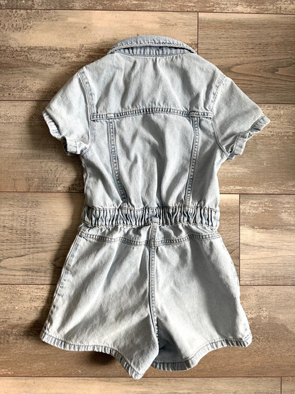 Denim Short Jumpsuit , Kids 7 & 8 (small)
