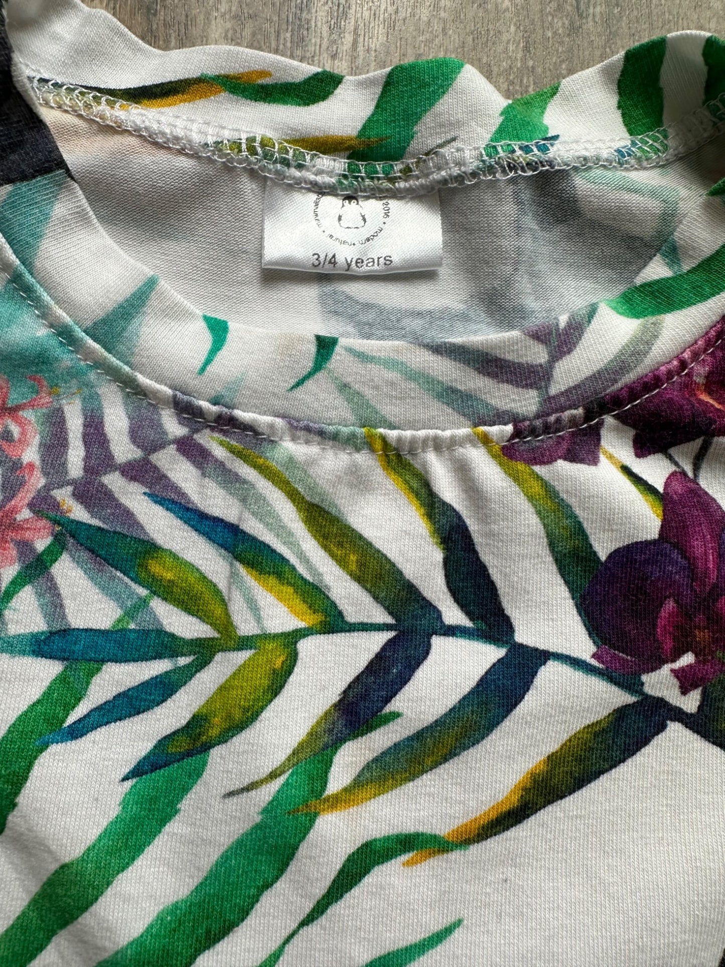 Ole Design tropical dress, Kids 3T