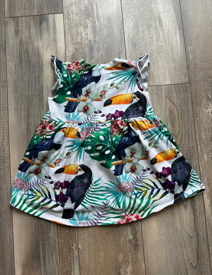 Ole Design tropical dress, Kids 3T