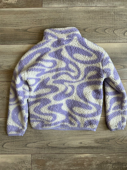 Fleece with cool swirly pattern , Kids 7 & 8 (small)
