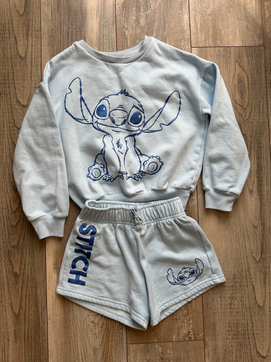 Disney co-ord blue set with Stitch 7/8, Kids 7 & 8 (small)