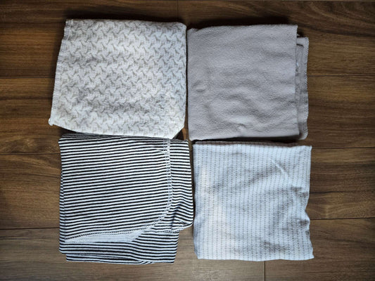 Receiving blanket bundle (4) - Carters, neutral colours