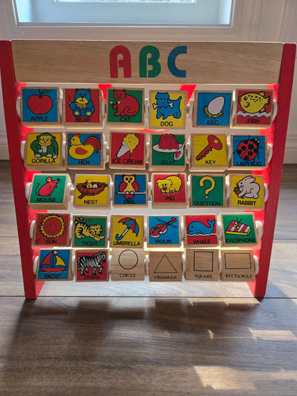 Vintage Simplex Alphabet spinner
