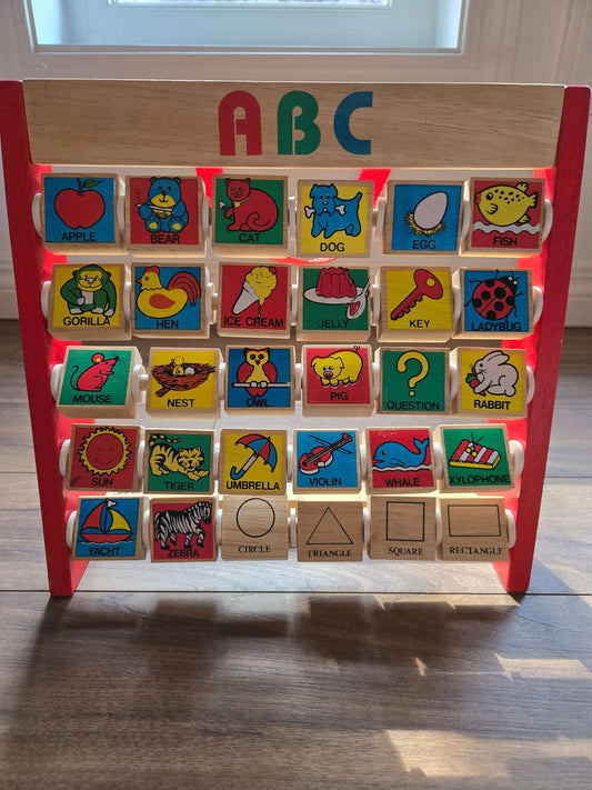 Vintage Simplex Alphabet spinner