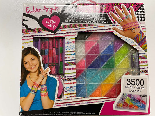 Fashion Angels Jewelry Design Super Set – 3,500 Beads & Full Accessories