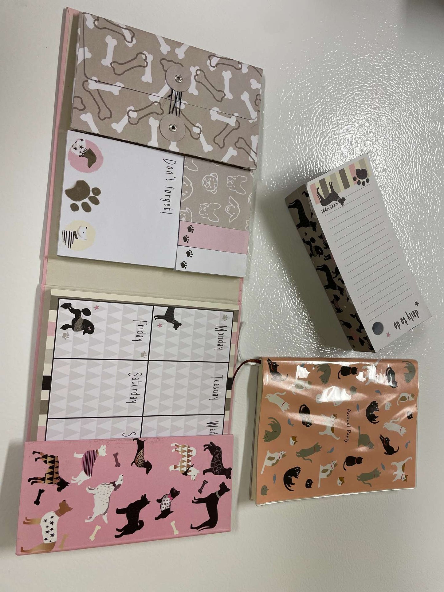 Cute Animal-Themed Stationery Bundle – Dogs & Cats - MSRP $25