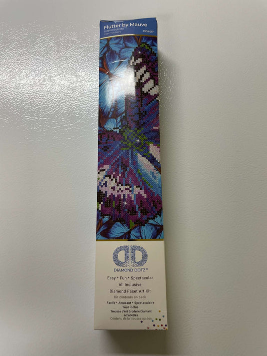 Diamond Dotz “Flutter by Mauve” Diamond Facet Art Kit – Intermediate, MRSP $20