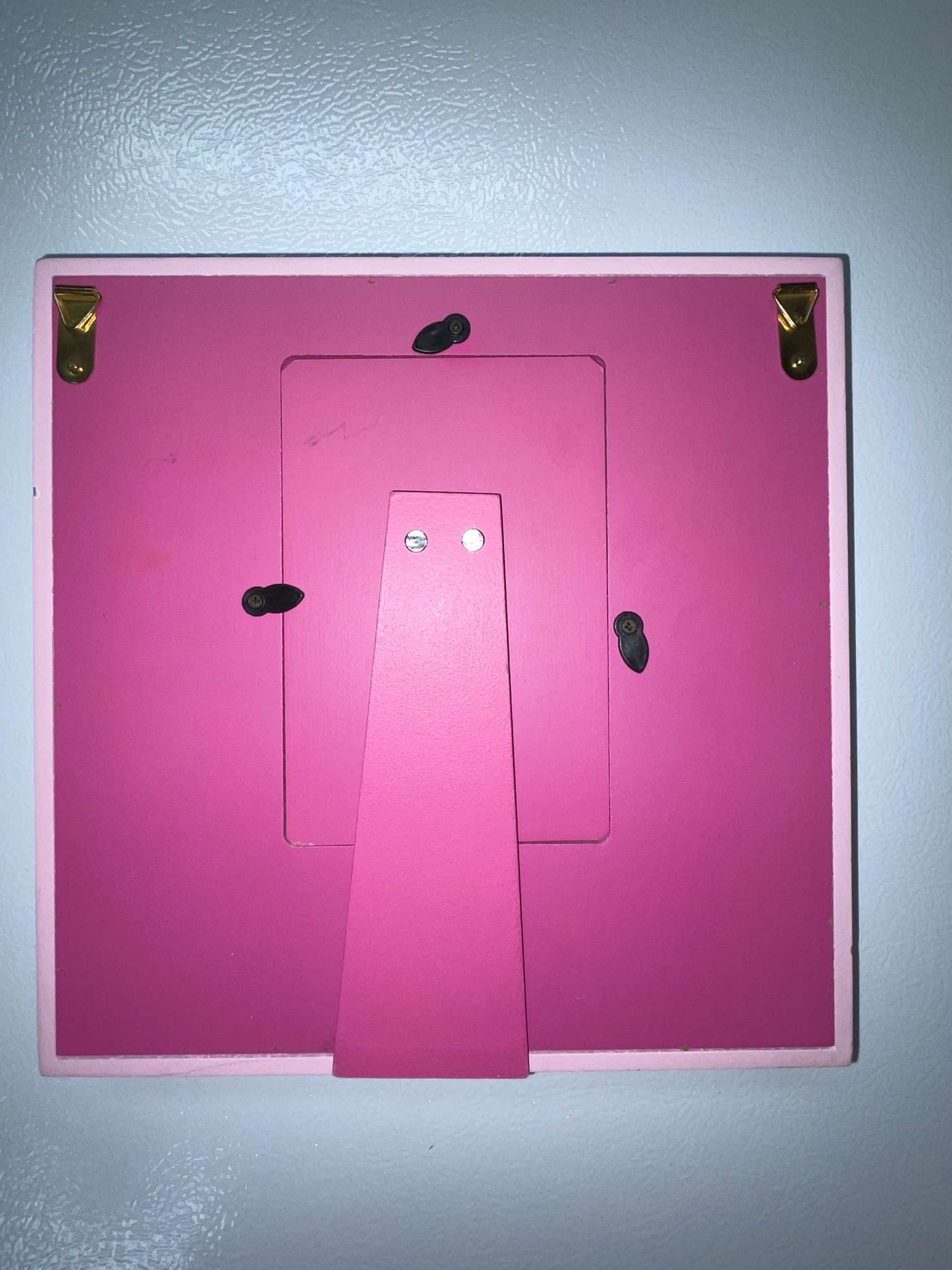Children’s Decorative Picture Frame – Pink with 3D Flower & Dragonfly Design