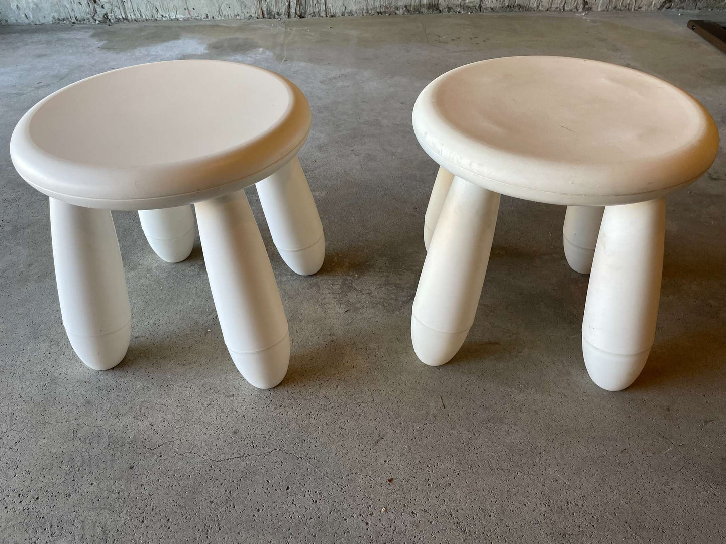 IKEA Mammut Stools – Set of 2 (White) - MSRP $15 per item