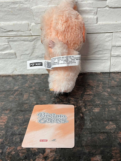 Authentic POP MART Labubu “Happiness” Plush – The Monsters Series (with Card)