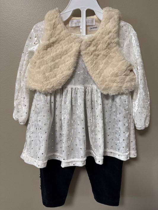 Rachel Zoe 3 piece outfie, Kids 9 Month (6-9M)