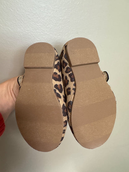 Baby Gap leopard dress shoes size 5, Shoes 5 (Walkers:12-24 mth)