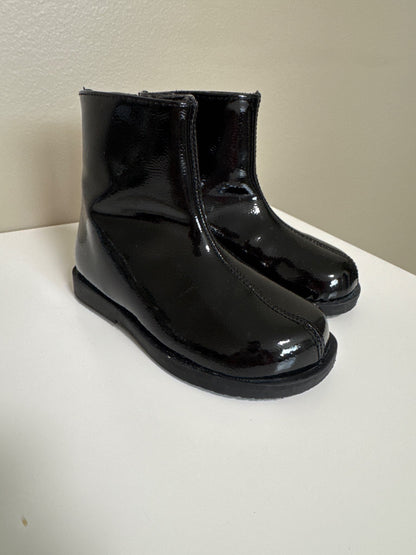 Zara black patent leather booties size6, Shoes 6 (Walkers:12-24 mth)
