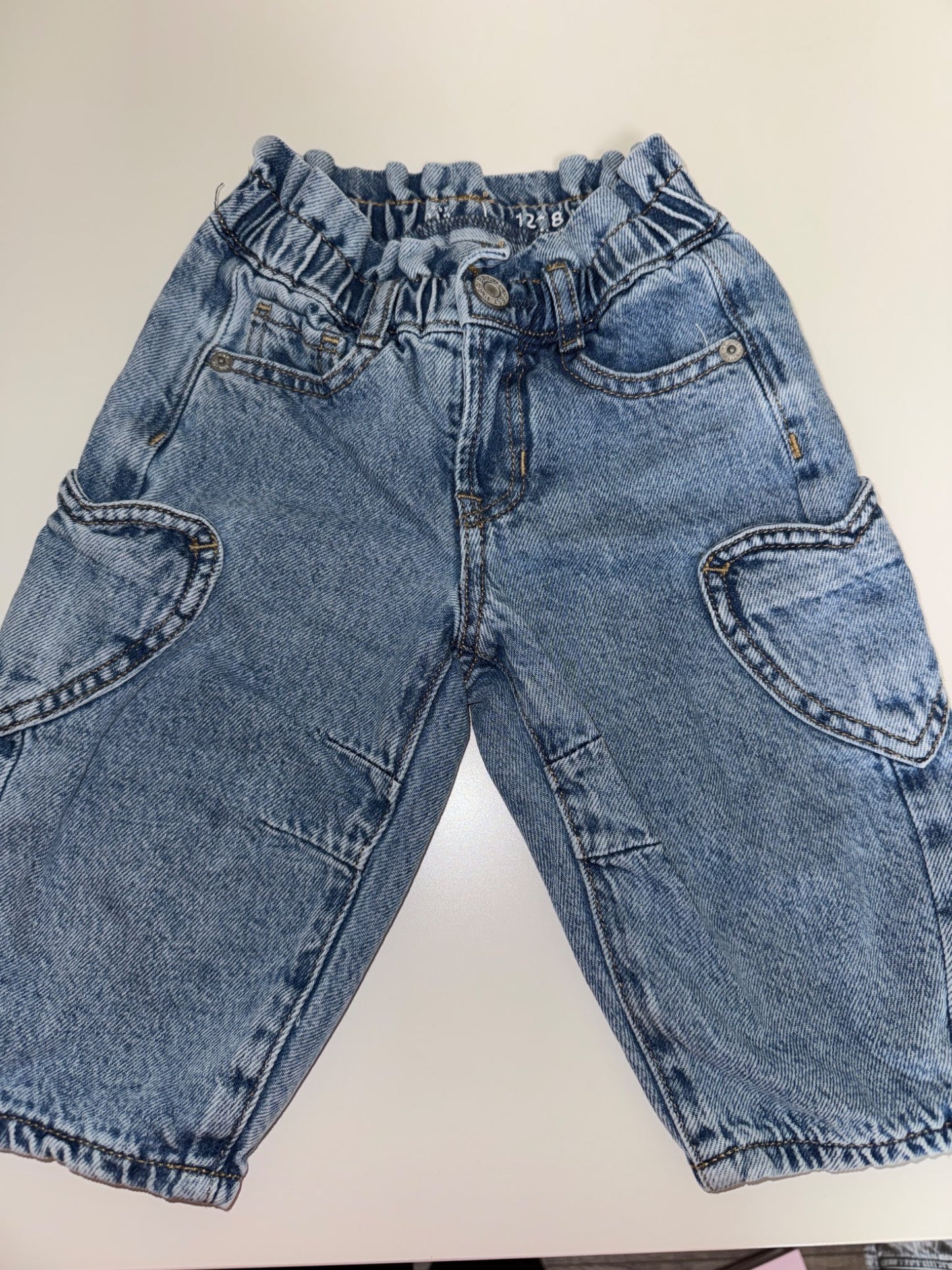 Baby gap horseshoe, jean with Heart pocket size 12 to 18 months, Kids 18 Month (12-18M)