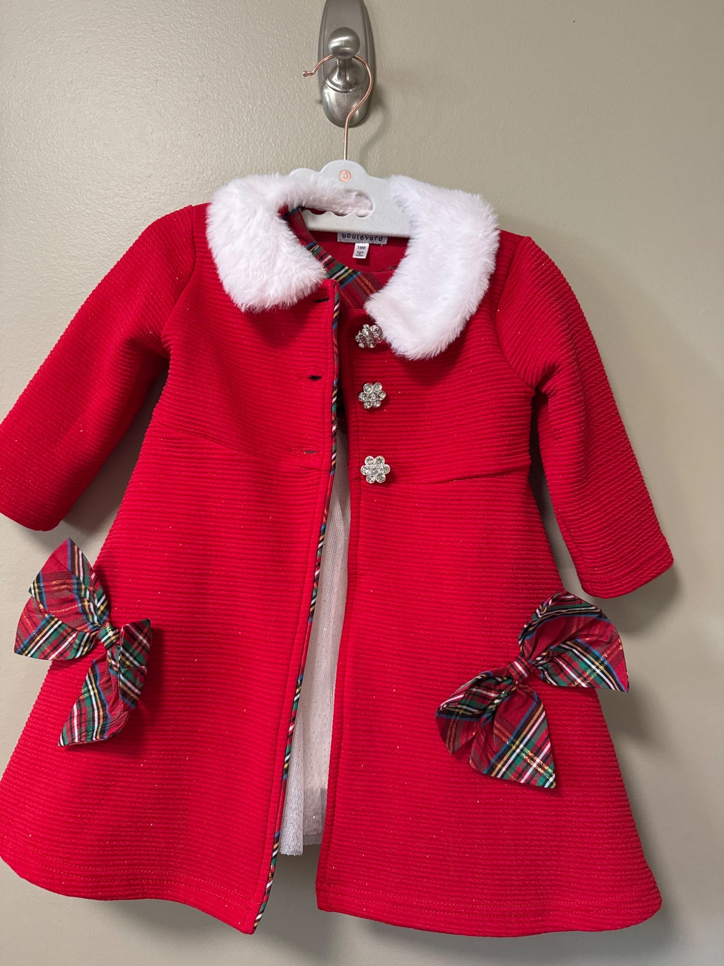 Perfect Christmas dress and jacket size 18 months, Kids 18 Month (12-18M)