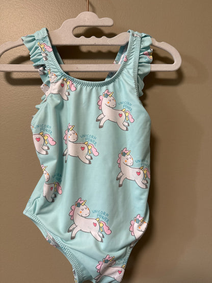 ZARA unicorn power swimsuit size 2, Kids 2T