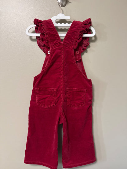 Baby gap Red Velvet overalls size 12 to 18 months, Kids 18 Month (12-18M)