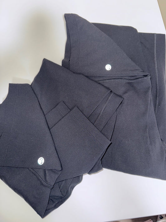 Two pairs maternity leggings, size, small and medium, Maternity S (4-6)